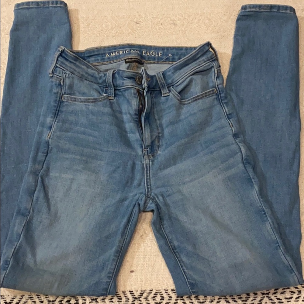 Long skinny jeans